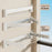 Foldable Clothes Drying Rack Drilling Mount ABS Carbon Steel Balcony Indoor Laundry Hanger, 85.5cm Length with Bar - Black - 5