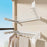 Foldable Clothes Drying Rack Drilling Mount ABS Carbon Steel Balcony Indoor Laundry Hanger, 85.5cm Length with Bar - Black - 7