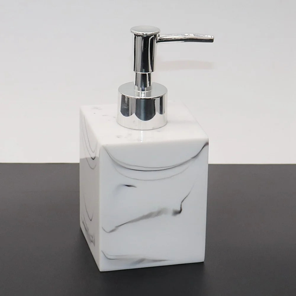 280ml Refillable Pump Dispenser Bottle Hand Soap Shampoo Body Wash Lotion Detergent Resin Bottle - White - 2