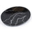 Nordic Marble Pattern 5-Piece Bathroom Accessories Set Resin Toiletries Kit Luxury Washroom Decor - Ink Black - 5
