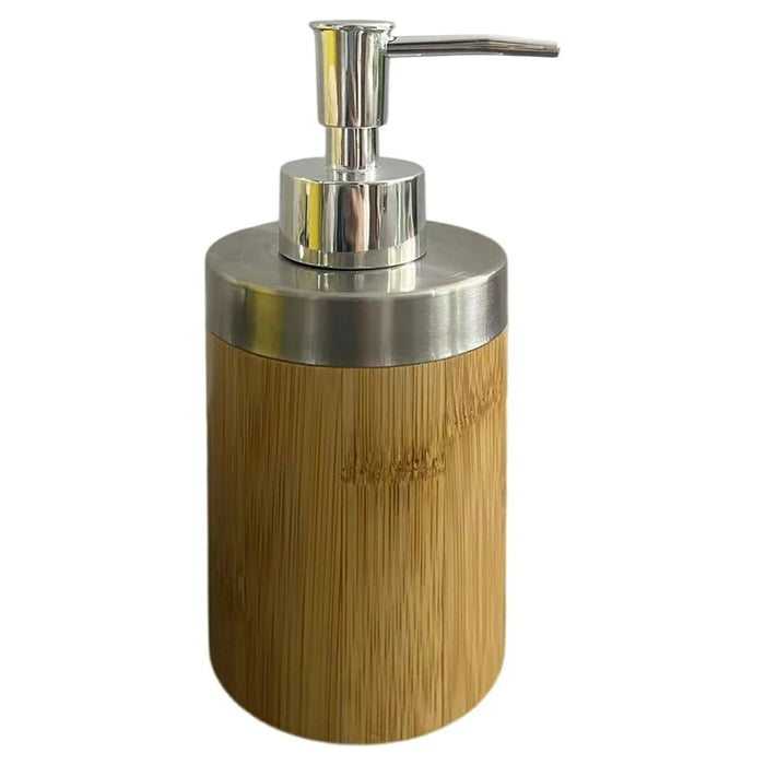 200ml Home Hotel Bamboo Dispenser Bottle Hand Wash / Shampoo / Body Wash / Liquid Soap Refillable Pump Bottle - 1
