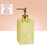 500ml Reusable Dispenser Bottle Hand Soap Shampoo Body Wash Lotion Detergent Refillable Resin Pump Container - Pearl Yellow - 2