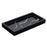 Bathroom Vanity Marble Pattern Resin Tray Hotel Toiletries Organizer Decorative Storage Container - Black - 1