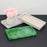 Bathroom Vanity Marble Pattern Resin Tray Hotel Toiletries Organizer Decorative Storage Container - Black - 4