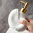Nordic Bathroom Hotel Ceramic Dispenser Bottle Soap Shampoo Conditioner Lotion Refillable Pump Bottle - Shell - 4