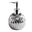 400ml Ceramic Refillable Dispenser Bottle Hand Soap Shower Gel Shampoo Lotion Hotel Bathroom Pump Bottle - Silver - 1