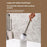 Nordic Ceramic Base No Dead Angle Toilet Brush Long Handle Bathroom Cleaner - Square / White - 3
