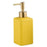350ml Bathroom Refillable Ceramic Dispenser Bottle Hand Soap Shower Gel Shampoo Lotion Pump Bottle - Yellow - 1