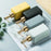 350ml Bathroom Refillable Ceramic Dispenser Bottle Hand Soap Shower Gel Shampoo Lotion Pump Bottle - Yellow - 5