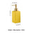 350ml Bathroom Refillable Ceramic Dispenser Bottle Hand Soap Shower Gel Shampoo Lotion Pump Bottle - Yellow - 6