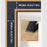90 x 200cm Magnetic Door Curtain with View Window Self Adhesive Thermal Insulation Doorway Screen for Winter - Coffee - 7