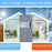100 x 210cm Magnetic Door Curtain with View Window Self Adhesive Thermal Insulation Doorway Screen for Winter - Coffee - 5