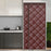 100 x 210cm Side Opening Magnetic Thermal Door Curtain Oxford Fabric Self Adhesive Windproof Doorway Screen - Coffee - 2