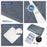 100 x 210cm Side Opening Magnetic Thermal Door Curtain Oxford Fabric Self Adhesive Windproof Doorway Screen - Coffee - 7