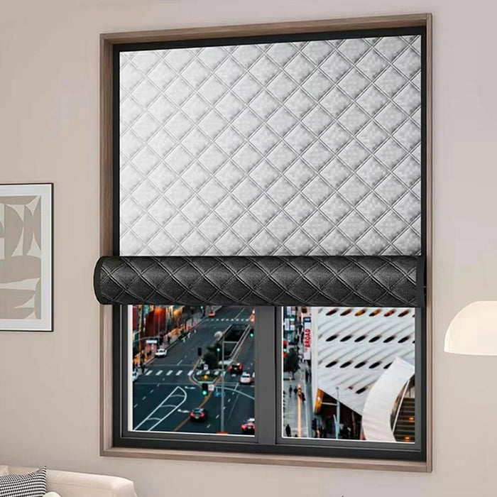 120 x 150cm Graphene Thermal Insulation Window Curtain Winter Self Adhesive Windproof Window Barrier - 7