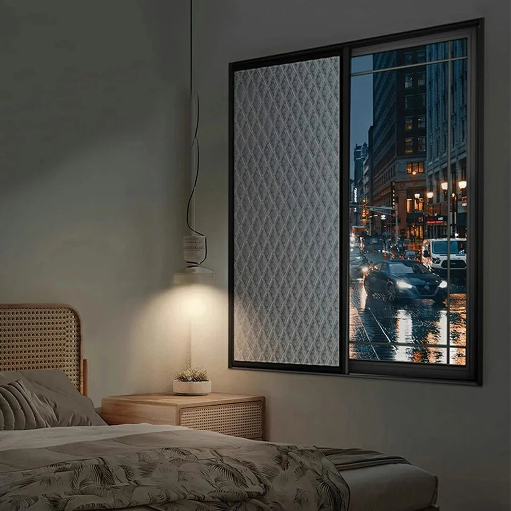 130 x 150cm Graphene Thermal Insulation Window Curtain Winter Self Adhesive Windproof Window Barrier - 6