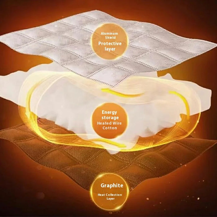 148 x 150cm Graphene Thermal Insulation Window Curtain Winter Self Adhesive Windproof Window Barrier - 3