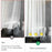 10Pcs Magnetic Curtain Weights Windproof Tablecloth Magnet Button Reusable Nailless Curtain Clips - White - 5