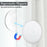 10Pcs Magnetic Curtain Weights Windproof Tablecloth Magnet Button Reusable Nailless Curtain Clips - White - 6