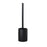 Long Handle Toilet Cleaning Brush with Ceramic Draining Base for Home School Dorm Bathroom - Black - 1