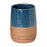 300ML Ceramic Mouthwash Cup Home Hotel Bathroom Toothbrush Holder Washroom Rinse Water Cup - Blue - 1