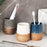 300ML Ceramic Mouthwash Cup Home Hotel Bathroom Toothbrush Holder Washroom Rinse Water Cup - Blue - 6