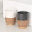 Embossed Ceramic Toothbrush Cup 300ML Bathroom Mouthwash Cup for Home Hotel Guesthouse - Grey - 3