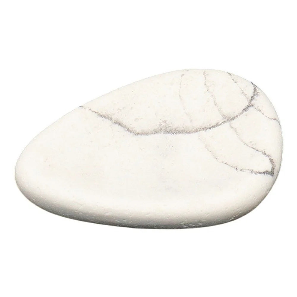 Faux Stone Soap Dish Holder Tray for Hotel / Home Bathroom Countertop Organizer - White - 1