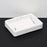 Nordic Home Hotel Bathroom Resin Soap Dish Rectangular Tray Multi-Function Storage Holder - White - 2