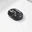Oval Soap Dish Resin Soap Tray Draining Soap Holder Container Box for Hotel Home Use - Ink Black - 1