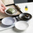 Creative Round Ceramic Soap Dish Home Hotel Bathroom Stylish Decorative Soap Holder Tray - Black - 5
