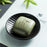 Creative Round Ceramic Soap Dish Home Hotel Bathroom Stylish Decorative Soap Holder Tray - Black - 7