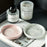 Creative Ceramic Soap Dish Home Hotel Toiletry Holder Decorative Washroom Organizer - Grey - 3