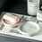 Creative Ceramic Soap Dish Home Hotel Toiletry Holder Decorative Washroom Organizer - Grey - 7