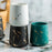 Ceramic Bathroom Accessories Home Hotel Lotion Dispenser Bottle + Rinse Cup + Soap Dish - White - 3