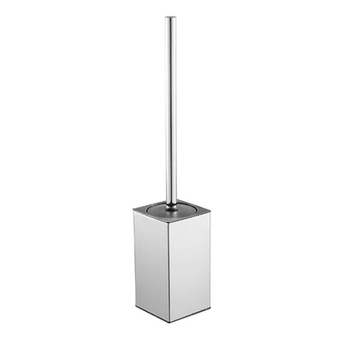 304 Stainless Steel Toilet Brush and Holder Set Home Hotel Bathroom Cleaning Tool - Silver - 1