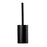 37cm Thickened Stainless Steel Long Handle Toilet Brush with Base Bathroom Cleaning Tool - Black - 1