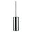45cm Thickened Stainless Steel Long Handle Toilet Brush with Base Bathroom Cleaning Tool - Silver - 1