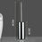 45cm Thickened Stainless Steel Long Handle Toilet Brush with Base Bathroom Cleaning Tool - Silver - 5