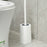 Long Handle Toilet Brush + Storage Base No Dead Angle Bathroom Cleaning Tool - 4