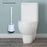 T-C207 Long Handle Toilet Brush with Base Floor Standing / Wall Mounted Hotel Home Bathroom Cleaning Brush - Black Bottom - 4