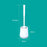 T-C207 Long Handle Toilet Brush with Base Floor Standing / Wall Mounted Hotel Home Bathroom Cleaning Brush - Black Bottom - 5