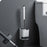 Wall Mounted / Floor Standing Long Handle Toilet Brush with Base Soft Bristles Bathroom Cleaning Tool - Square Base - 6