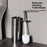 Stainless Steel Toilet Brush with Base Long Handle Soft Bristles Bathroom Cleaning Tool - 3