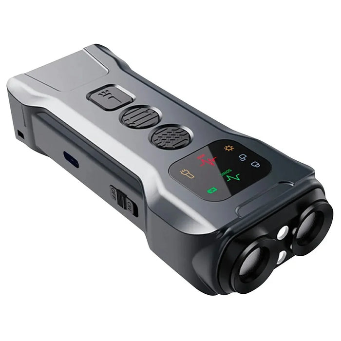 P9 Dual Head Dog Bark Deterrent Ultrasonic Dog Training Device High Power Pet Repellent Built In LED Flashlight - 1