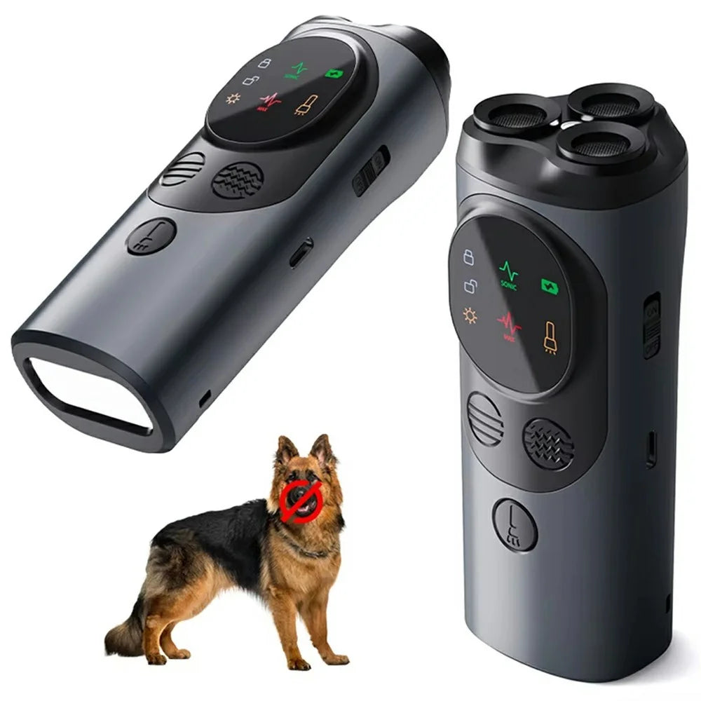 P10 3-Head Ultrasonic Dog Bark Deterrent High Power Anti Barking Device for Pet Behavior Control - 2