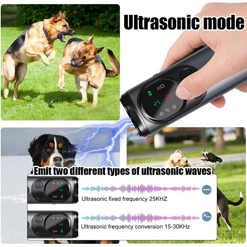 P10 3-Head Ultrasonic Dog Bark Deterrent High Power Anti Barking Device for Pet Behavior Control - 4