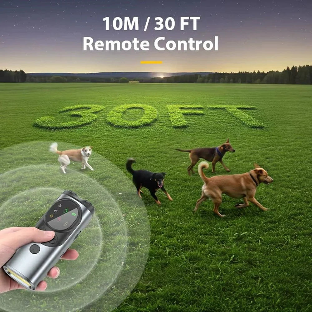 P10 3-Head Ultrasonic Dog Bark Deterrent High Power Anti Barking Device for Pet Behavior Control - 7