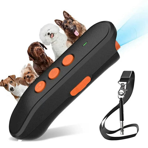 P05 Ultrasonic Dog Repellent Portable Handheld Training Device Anti Barking Deterrent - 1