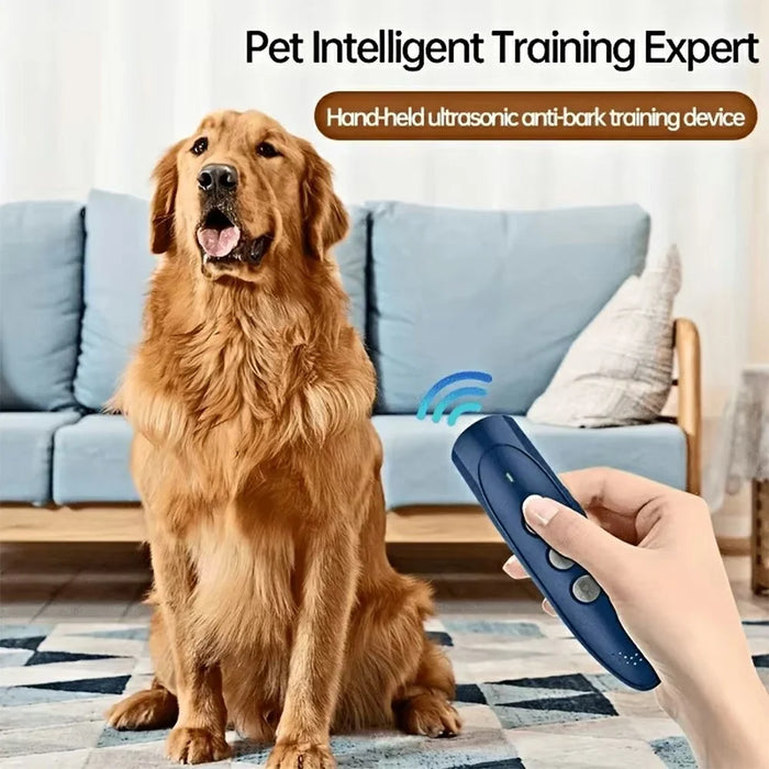 P03 Ultrasonic Dog Repellent Portable Training Device Rechargeable Anti Barking Deterrent - 3